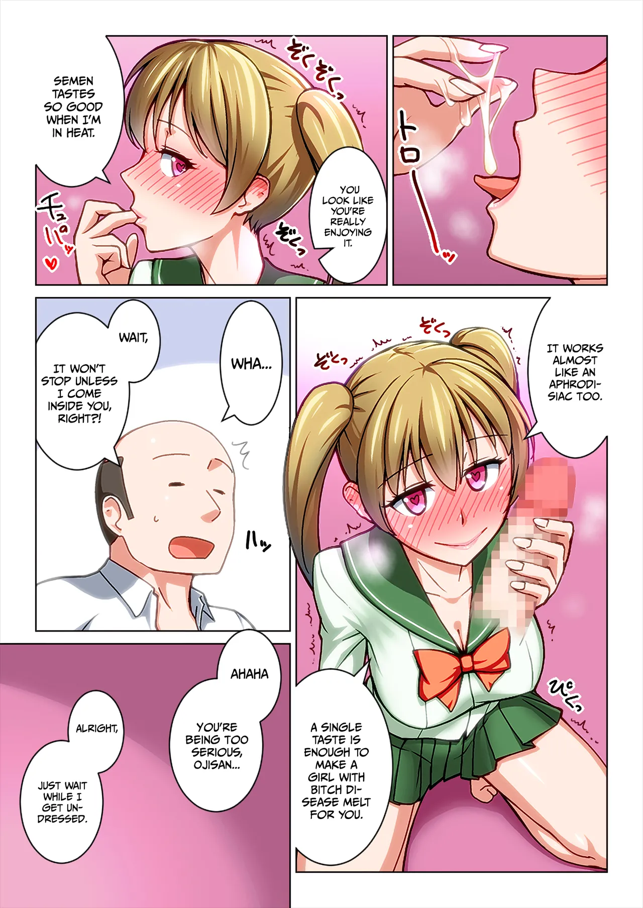 Hentai Manga Comic-Welcome to the World of Bitch Disease: Where an Old Man Is Shared by Girls-Read-6